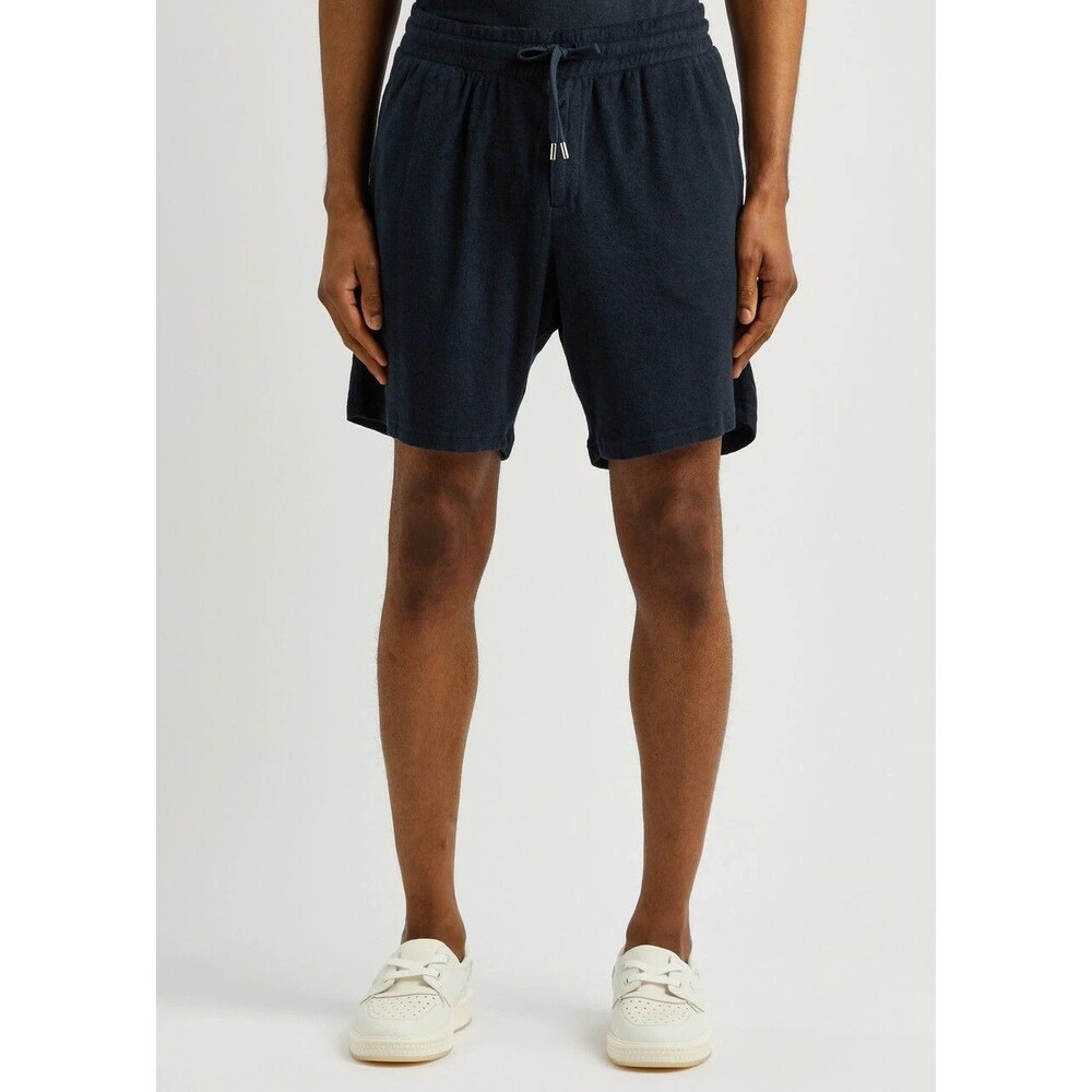 FRESCOBOL CARIOCA Sweat Shorts Mens XXL Navy Drawstring Augusto Terry $225
